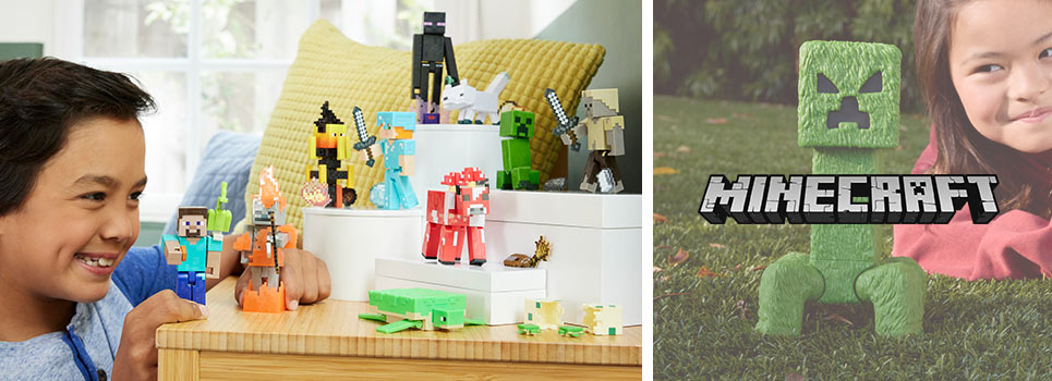Minecraft leksaker, kläder och maskeradkläder
