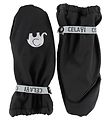 CeLaVi Fäustlinge m. Fleece - PU - Schwarz