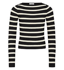 Grunt Bluse - Rib - Kurz geschnitten - GrLethBridge - Schwarz