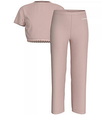 Calvin Klein Pyjama Set - Rib - Peachwhip