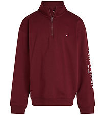 Tommy Hilfiger Sweatshirt - U Essential - Halber Reißverschluss 