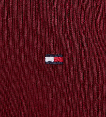 Tommy Hilfiger Sweatshirt - U Essential - Halv zip - Deep Rouge