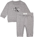 Calvin Klein Sweat Set - Monogram - Grey Heather