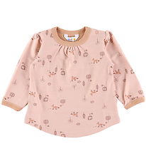 Joha Bluse - Wolle/Baumwolle - Pfirsich