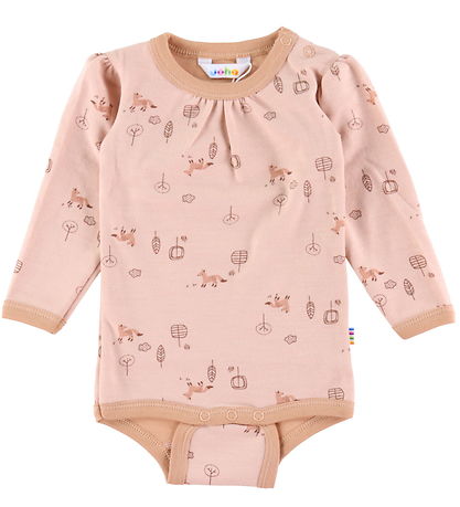 Joha Bodysuit L/æ - Wool/Cotton - Peach