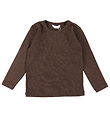 Joha Blouse - Wool - Dark Brown