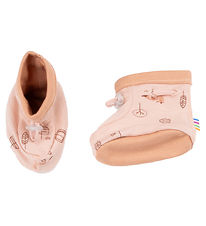 Joha Booties - Wool/Cotton - Peach