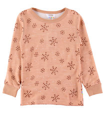 Joha Bluse - Wolle/Bambus - Pfirsich