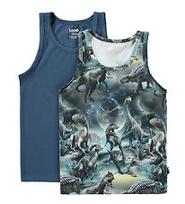 Molo Unterhemden - Jayden - 2er-Pack - Dinos Ruhig