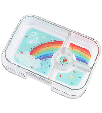 Yumbox Madkasse m. 4 Rum - Bento Tapas - Antibes Blue - Rainbow 