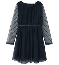 Name It Kleid - Noos - NkfVabos - Dark Sapphire m. Punkte