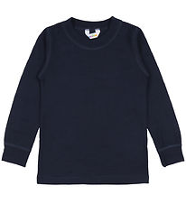 Joha Bluse - Wolle - Navy