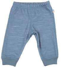 Joha Leggings - Wolle/Bambus - Blau