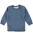 Joha Blouse - Wol/Bamboe - Blauw