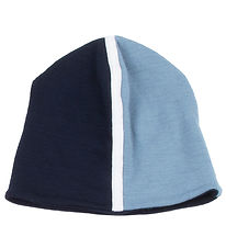 Joha Mütze - Wolle - 2-lagig - Navy
