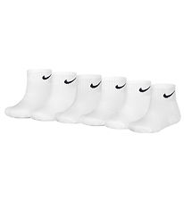 Nike Sneaker-Socken - Gepolstert - Dri-Fit - 6er-Pack - Weiß