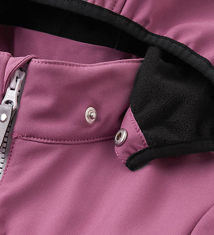 Reima Softshell Suit w. Fleece Lining - Nurmes - Red Violet
