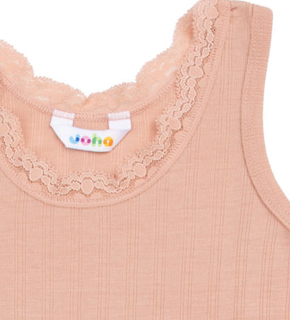 Joha Undershirt - Wool/Silk - Peach