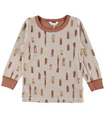 Joha Bluse - Wolle/Baumwolle - Beige