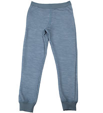 Joha Leggings - Wolle/Bambus - Blau