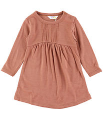 Joha Dress - Wool - Red/Brown