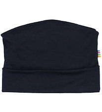 Joha Mütze - Wolle - 2-lagig - Navy