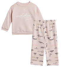 adidas Performance Sweat Set - I Bluv Jogger - Pink