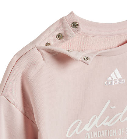adidas Performance Sweat Set - I Bluv Jogger - Pink
