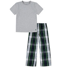 Polo Ralph Lauren Pyjama Set - Grey Melange/Check