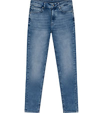 Indian Blue Jeans Jeans - Tapered Fit - Beschädigt Light Denim