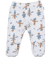 Joha Leggings m. Füße - Wolle/Bambus - Off White