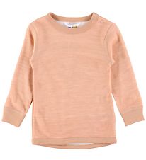 Joha Bluse - Wolle/Bambus - Pfirsich