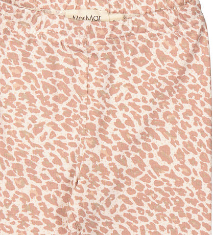 MarMar Leggings - Viscose - Powder Taupe Leo