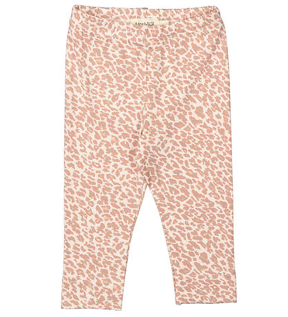 MarMar Leggings - Viscose - Powder Taupe Leo