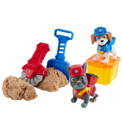 Rubble & Crew Speelgoed - Oplader en wieler m. Kinetisch zand