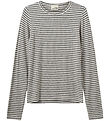 Sofie Schnoor Blouse - Rib - Petricia - Grey Striped