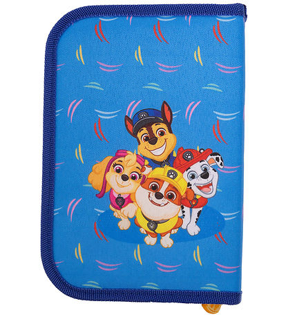 Paw Patrol Etui m. Inhoud - Blauw m. Print