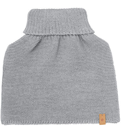 Huttelihut Neck Warmer - Wool - Knitted - Medium+ Grey Melange