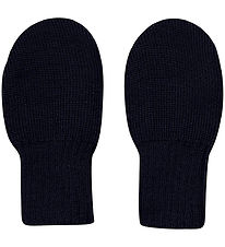 Huttelihut Fäustlinge - Wolle - Strick - Dark Navy