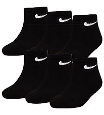 Nike Sneaker-Socken - Gepolstert - Dri-Fit - 6er-Pack - Schwarz