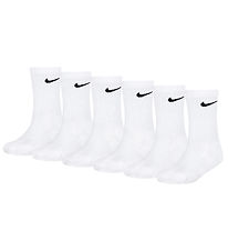 Nike Socken - Gepolstert - Dri-Fit - 6er-Pack - Weiß