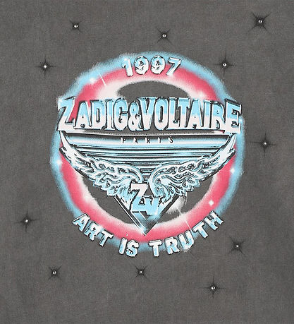 Zadig & Voltaire T-Shirt - Schwarz m. Print