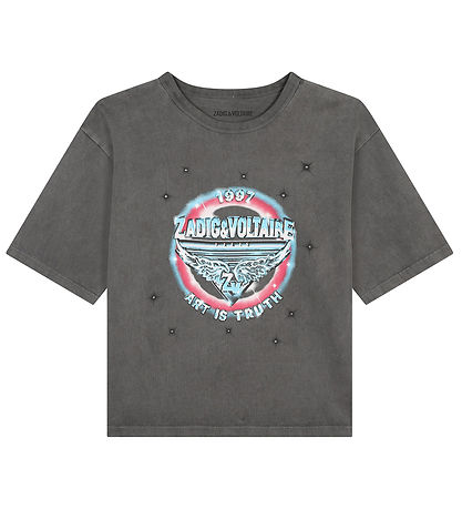 Zadig & Voltaire T-Shirt - Schwarz m. Print