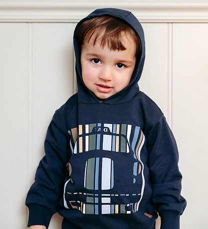 Hust and Claire Kapuzenpullover - Storm - Navy m. Taxi