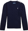 Polo Ralph Lauren Blouse - Wool - Navy