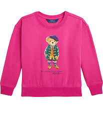 Polo Ralph Lauren Sweatshirt - Pink m. Kuscheltier