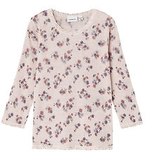 Name It Bluse - Wolle - NmfWang - Noos - Flieder Ash/AOP