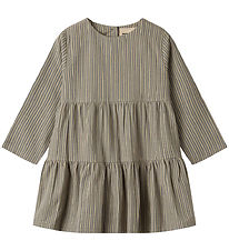 Wheat Kleid - Sophie - Blue Green Stripe