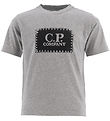 C.P. Company T-shirt - Grey Melange w. Black