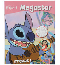 Megastar Kleurboek m. Stickers - 128 pagina's - Disney Stitch